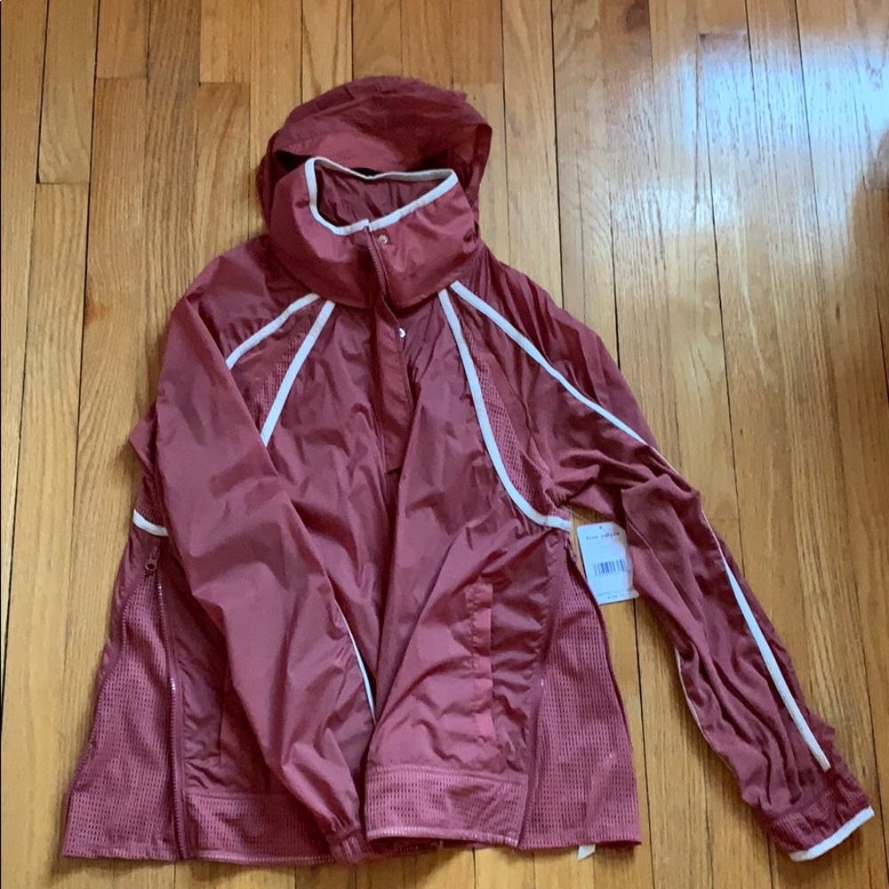 Running, rain jacket
